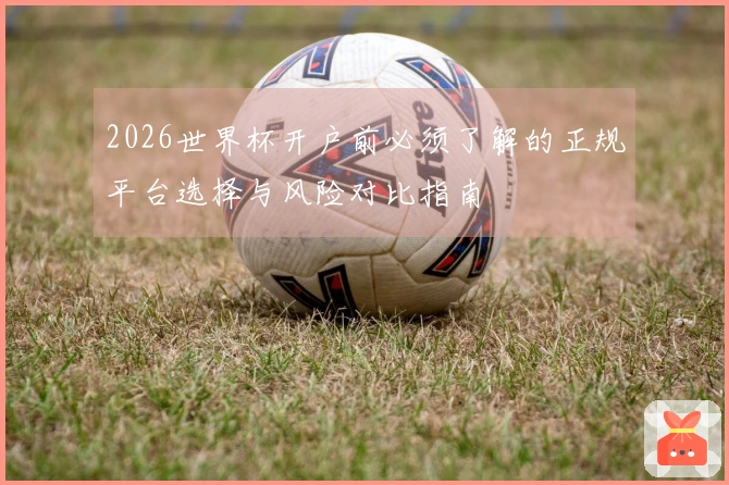 2026世界杯开户前必须了解的正规平台选择与风险对比指南