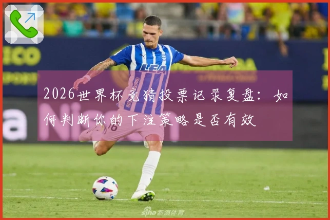 2026世界杯竞猜投票记录复盘：如何判断你的下注策略是否有效