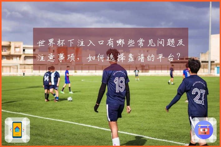 世界杯下注入口有哪些常见问题及注意事项，如何选择靠谱的平台？