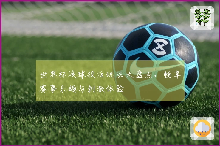 世界杯滚球投注玩法大盘点，畅享赛事乐趣与刺激体验